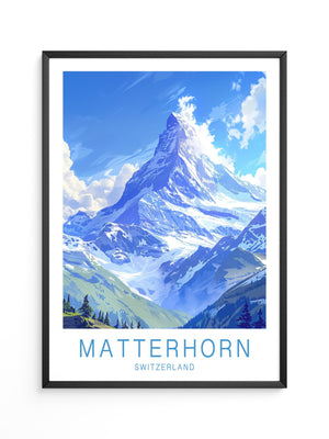 Matterhorn Berg Panorama Art