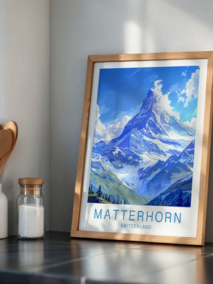 Matterhorn Berg Panorama Art
