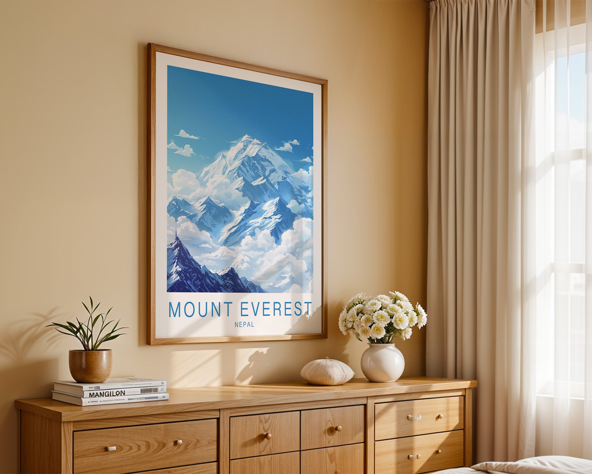 Everest Landschaft Himmelblau