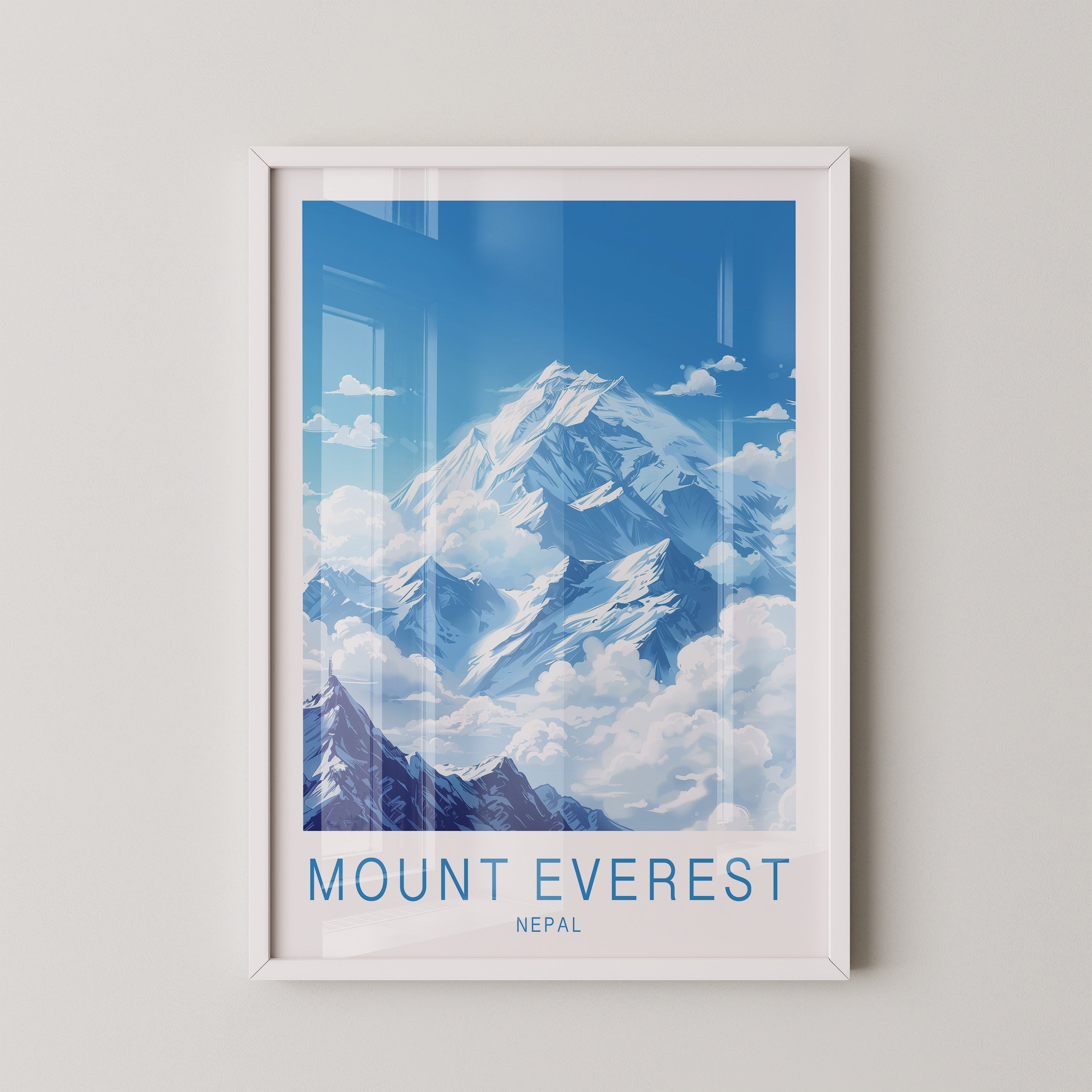 Everest Landschaft Himmelblau
