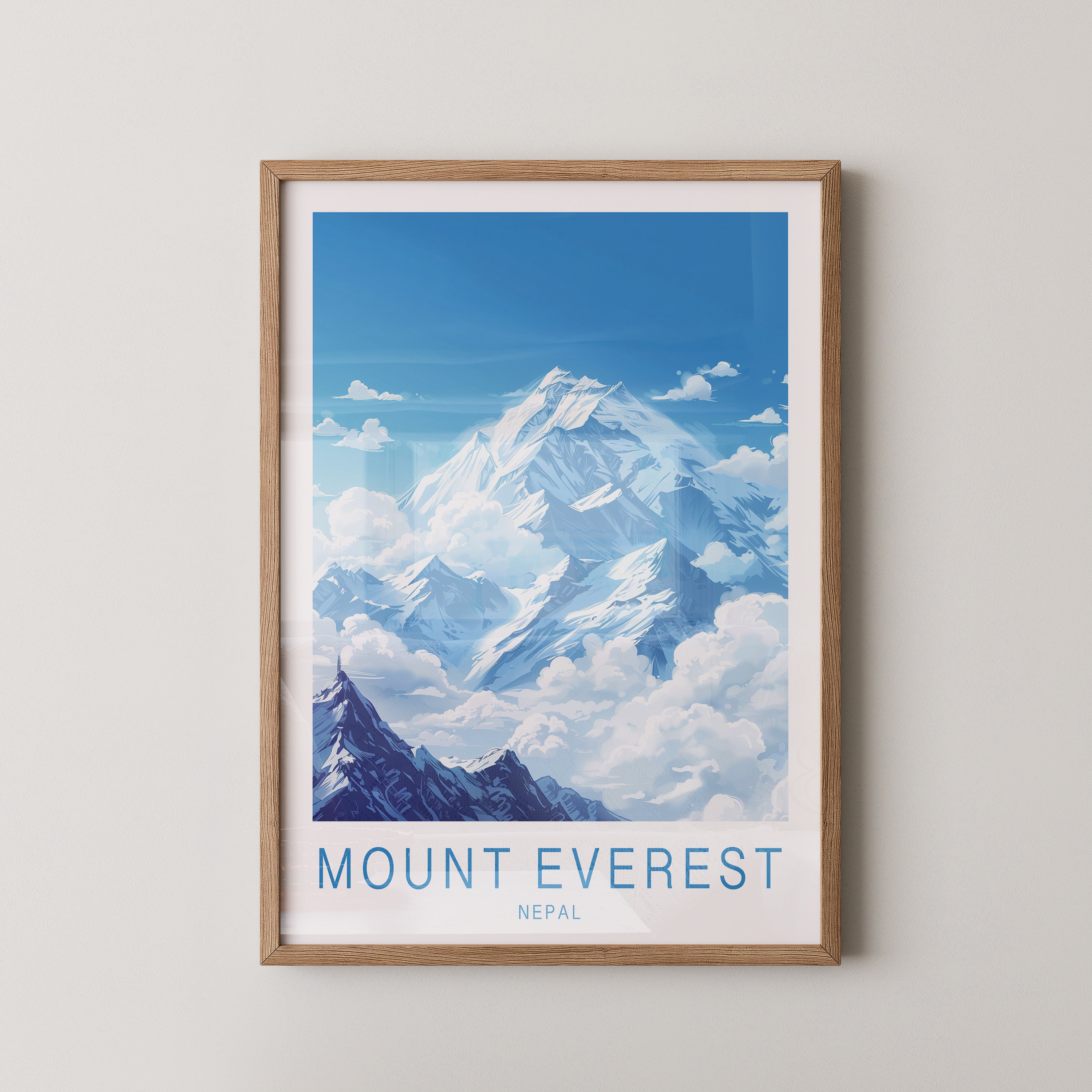 Everest Landschaft Himmelblau