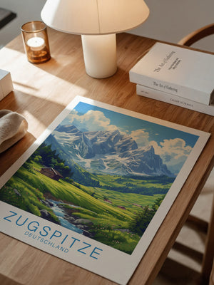 Zugspitze Idylle Berglandschaft