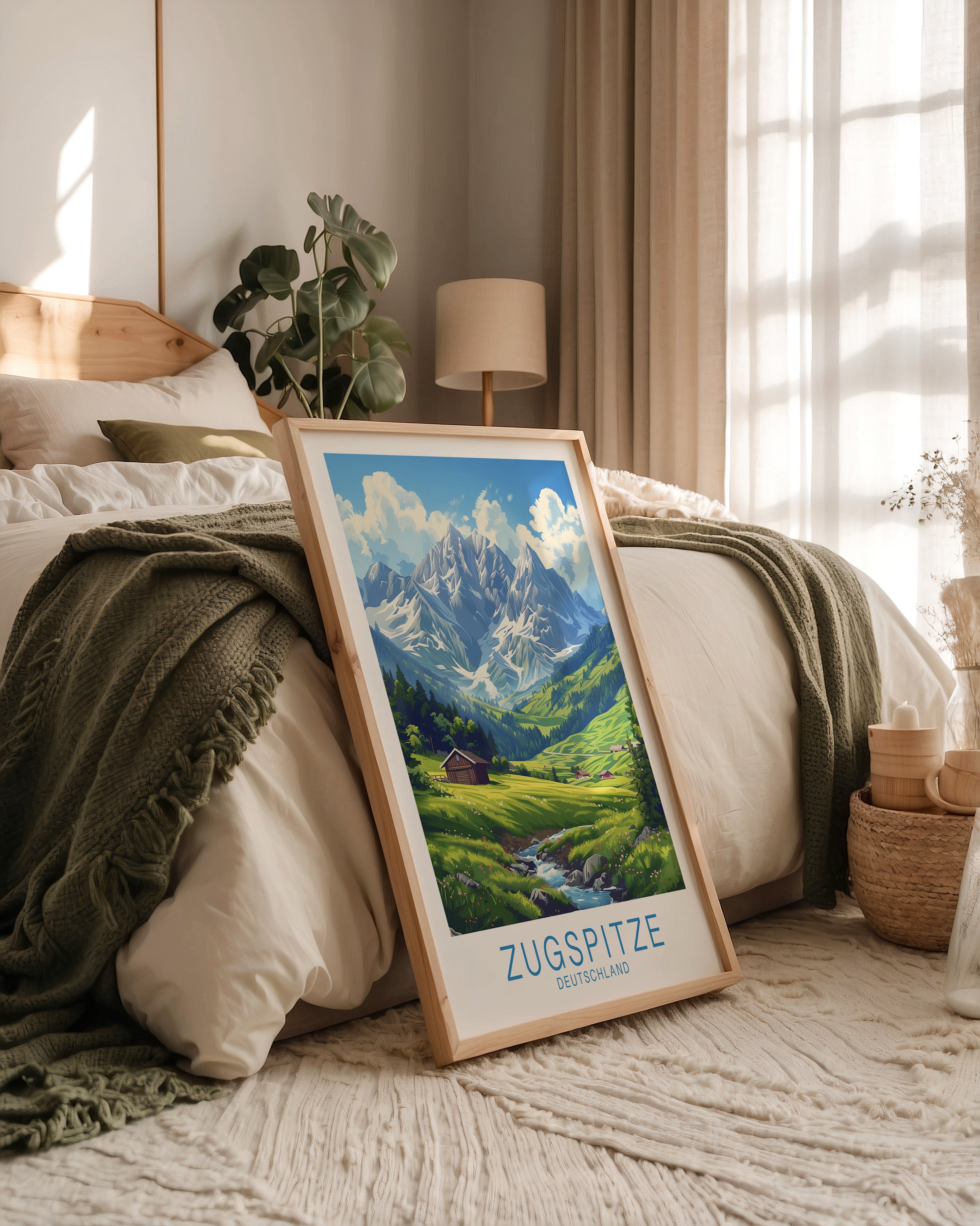 Zugspitze Idylle Berglandschaft