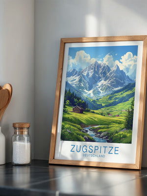 Zugspitze Idylle Berglandschaft