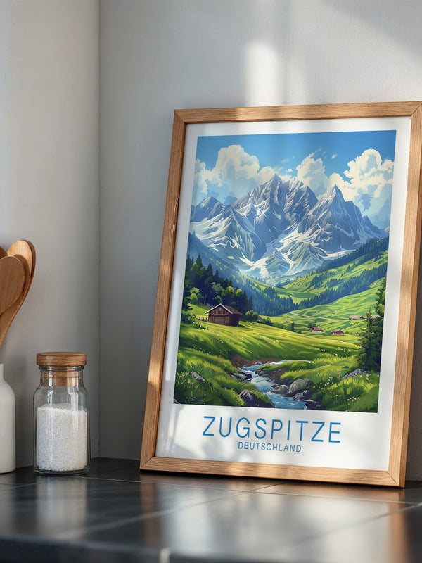 Zugspitze Idylle Berglandschaft
