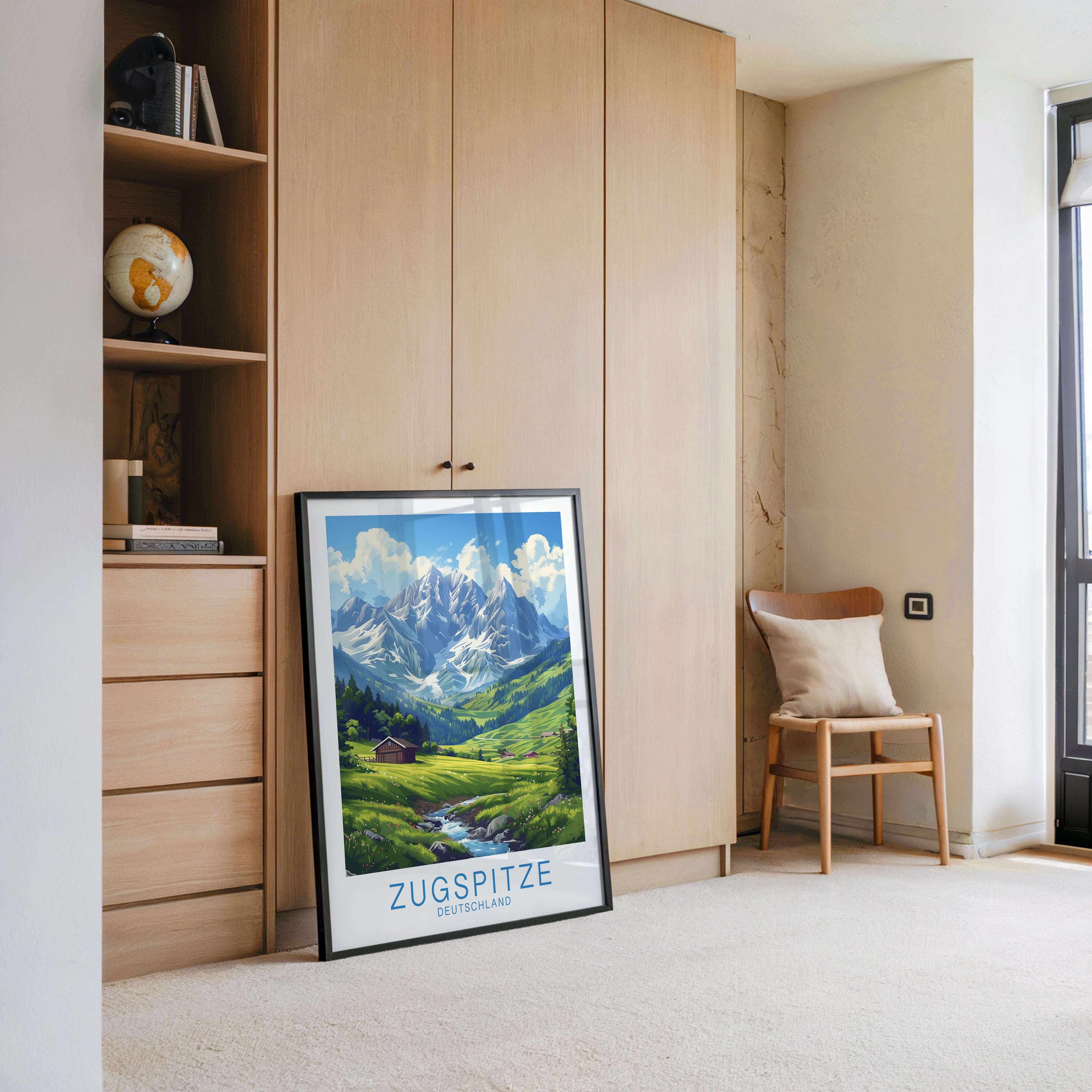 Zugspitze Idylle Berglandschaft