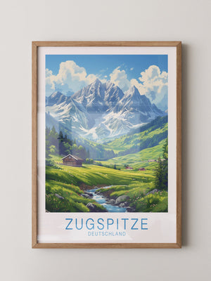 Zugspitze Idylle Berglandschaft