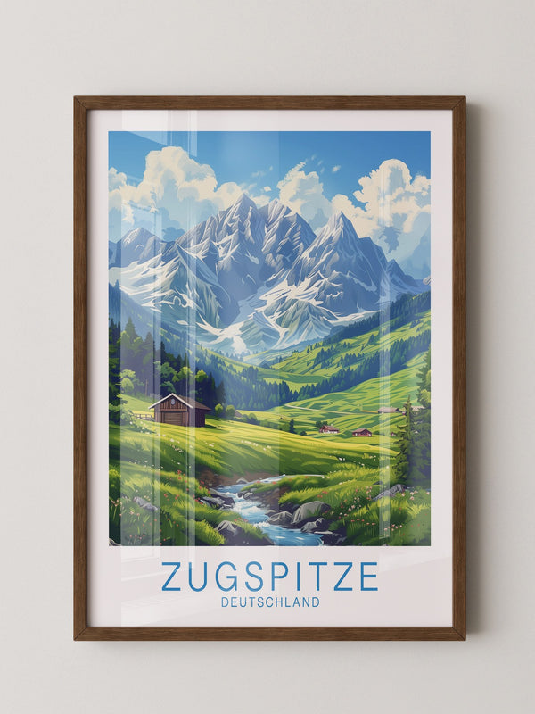 Zugspitze Idylle Berglandschaft