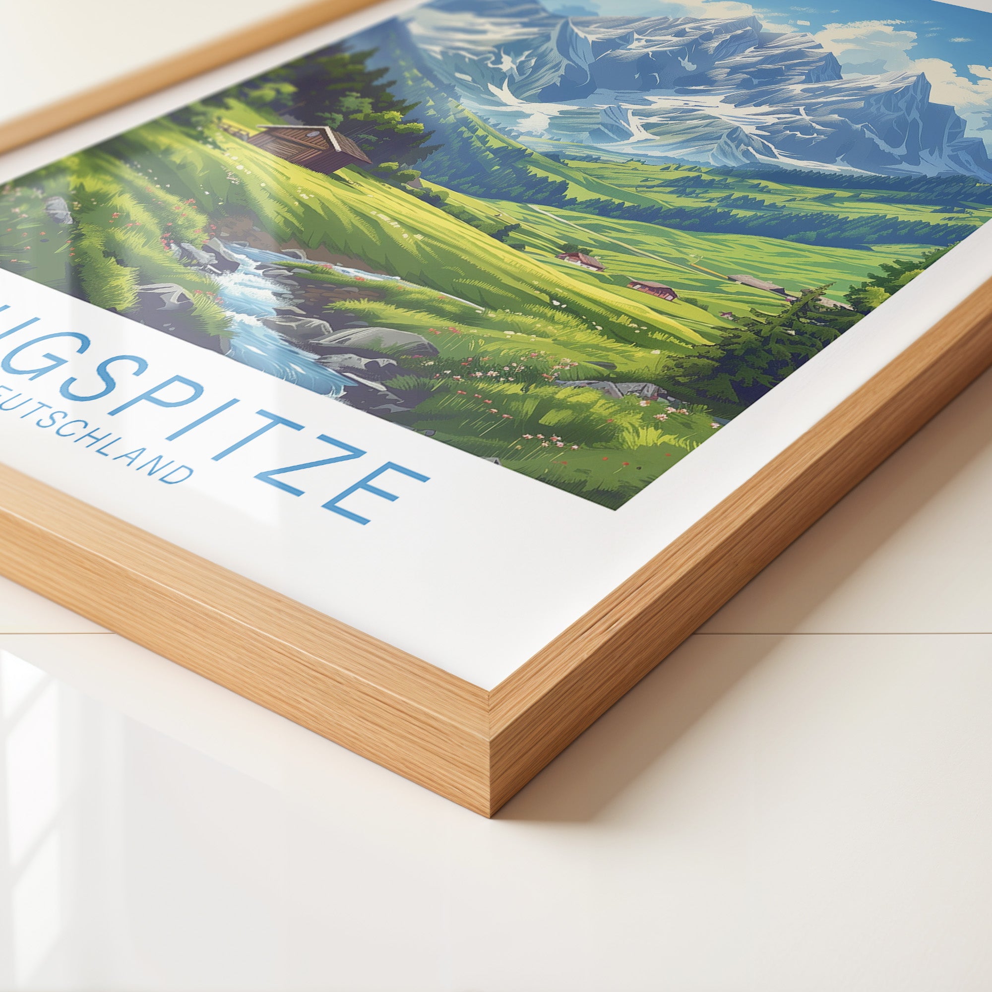 Zugspitze Idylle Berglandschaft