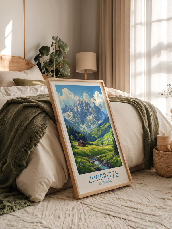 Zugspitze Idylle Berglandschaft