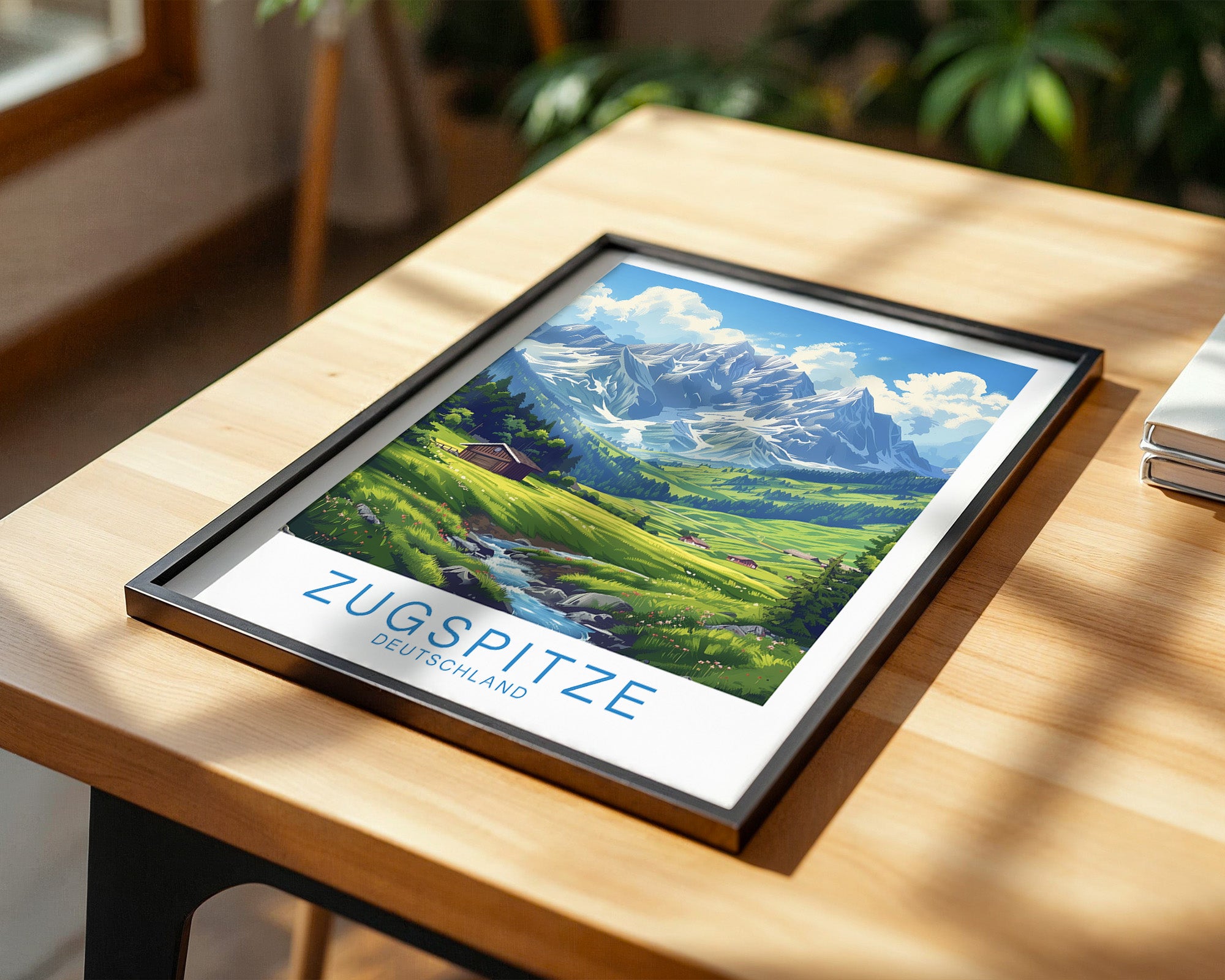 Zugspitze Idylle Berglandschaft