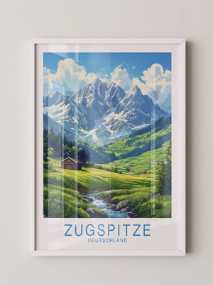 Zugspitze Idylle Berglandschaft