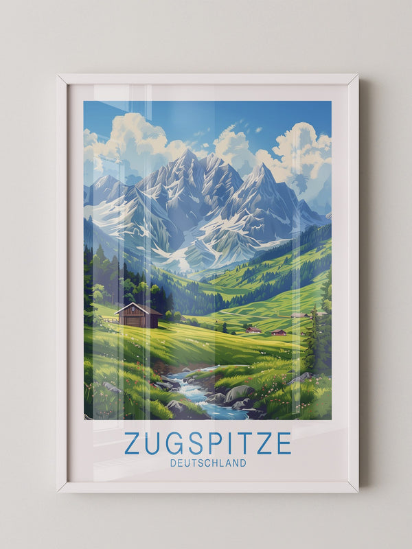 Zugspitze Idylle Berglandschaft