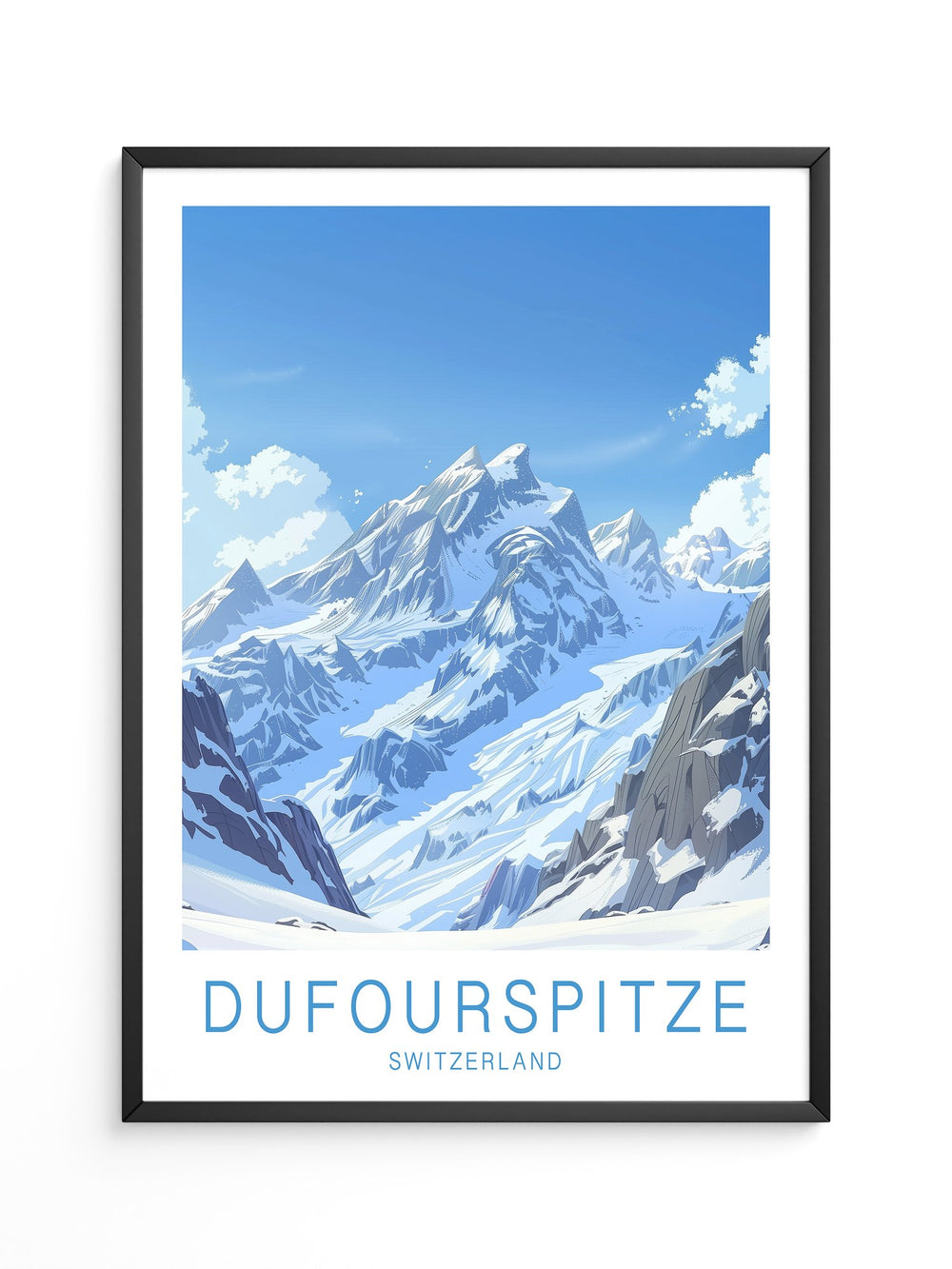 Bergpanorama Schnee Skyline