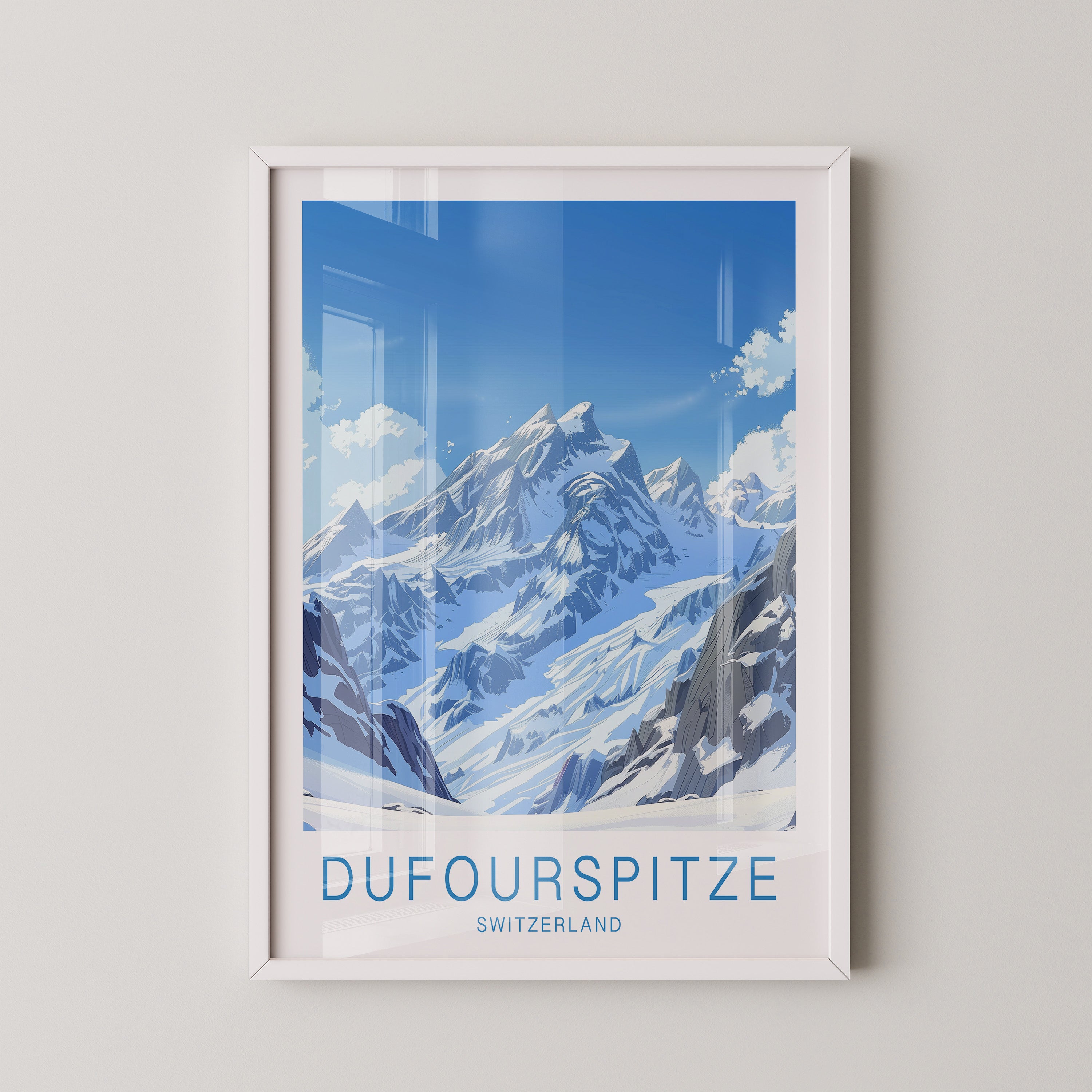 Bergpanorama Schnee Skyline