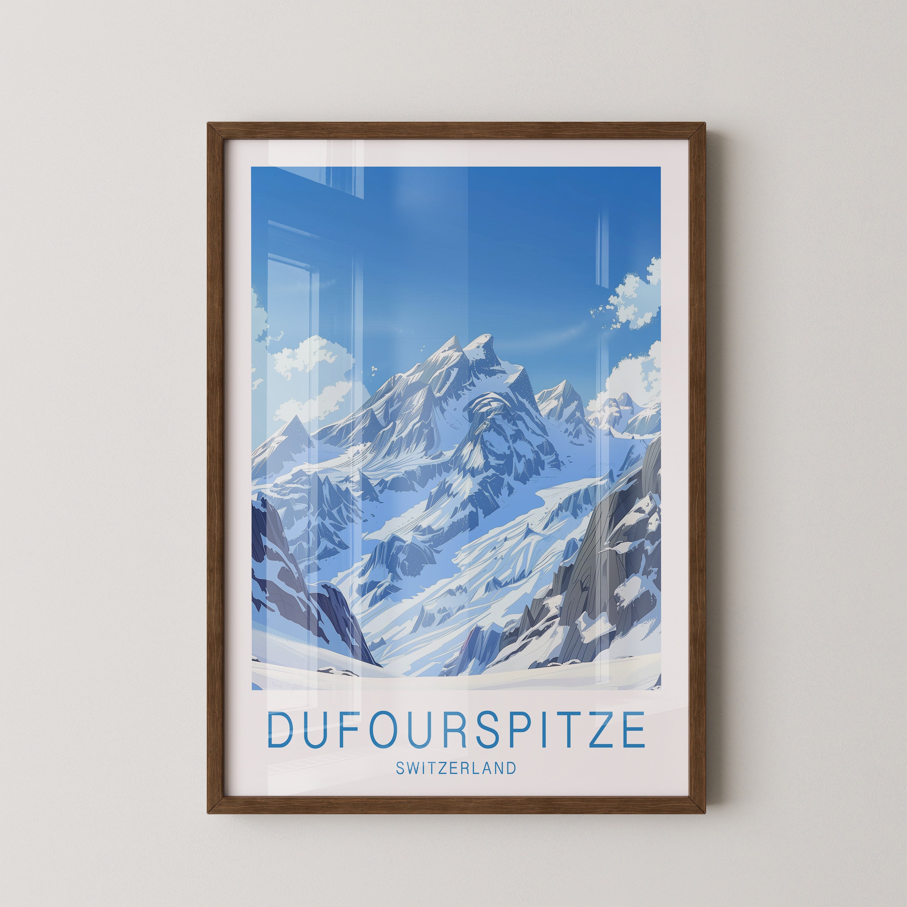 Bergpanorama Schnee Skyline