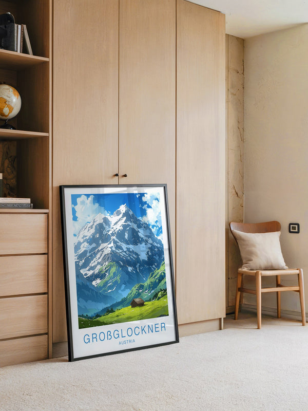 Großglockner Alpenlandschaft Malerei