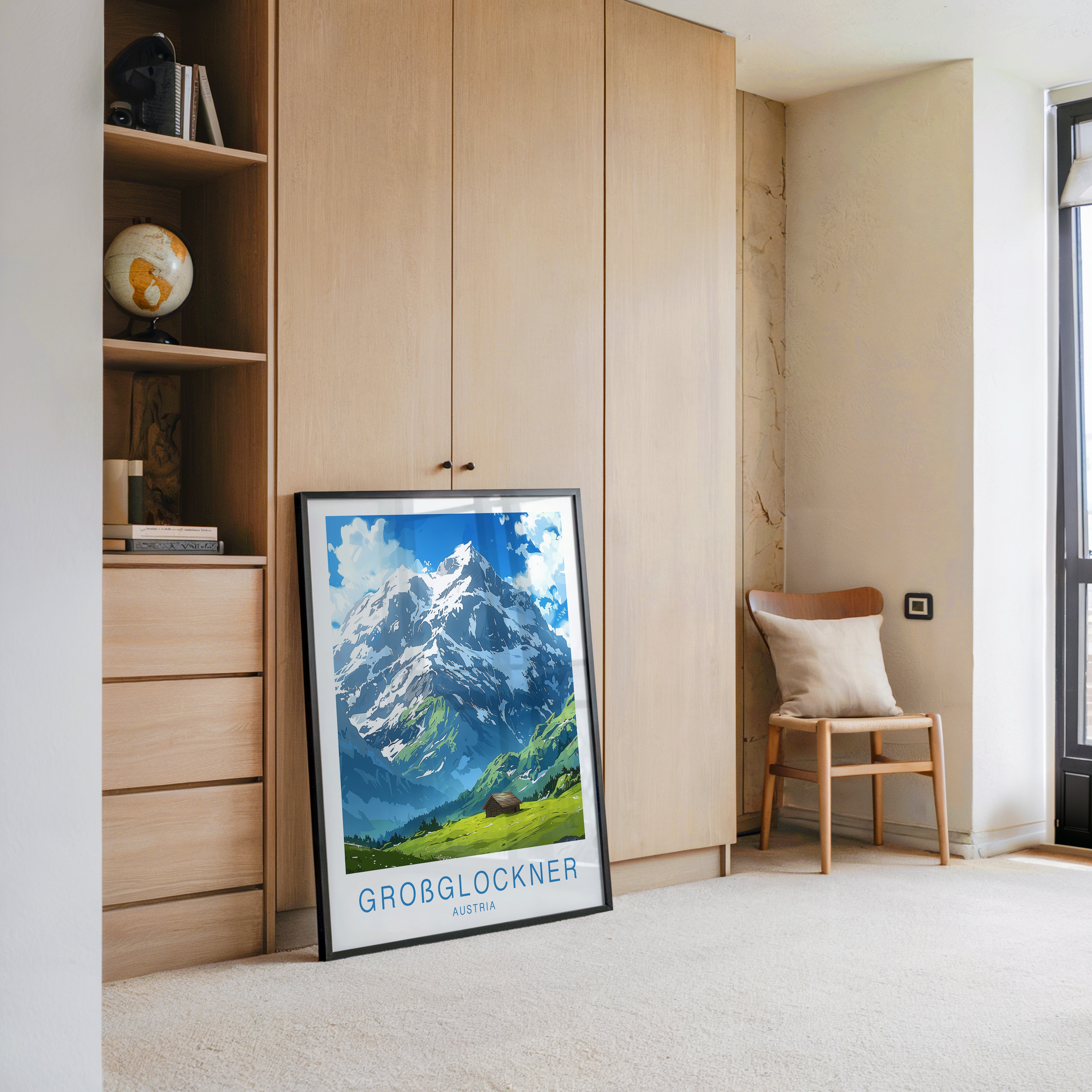 Großglockner Alpenlandschaft Malerei