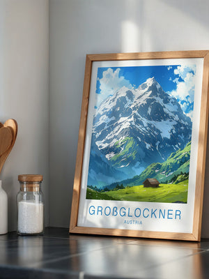 Großglockner Alpenlandschaft Malerei