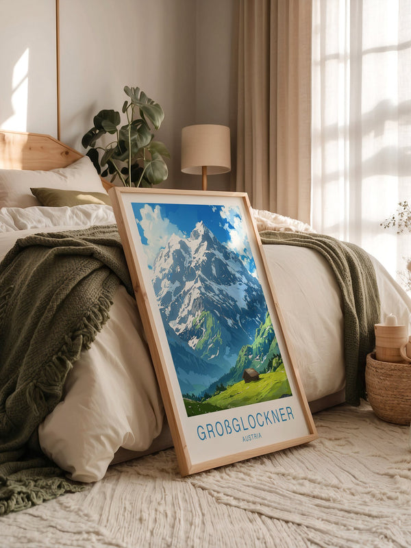 Großglockner Alpenlandschaft Malerei