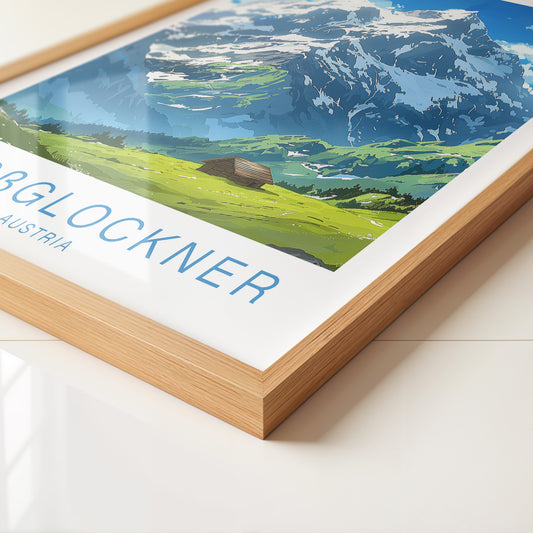 Großglockner Alpenlandschaft Malerei