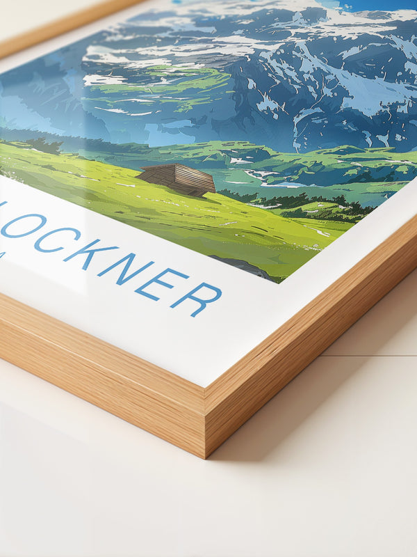 Großglockner Alpenlandschaft Malerei