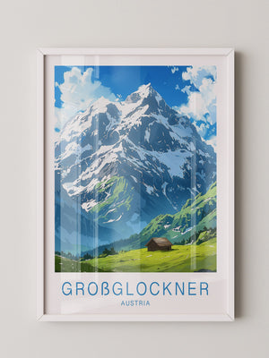 Großglockner Alpenlandschaft Malerei