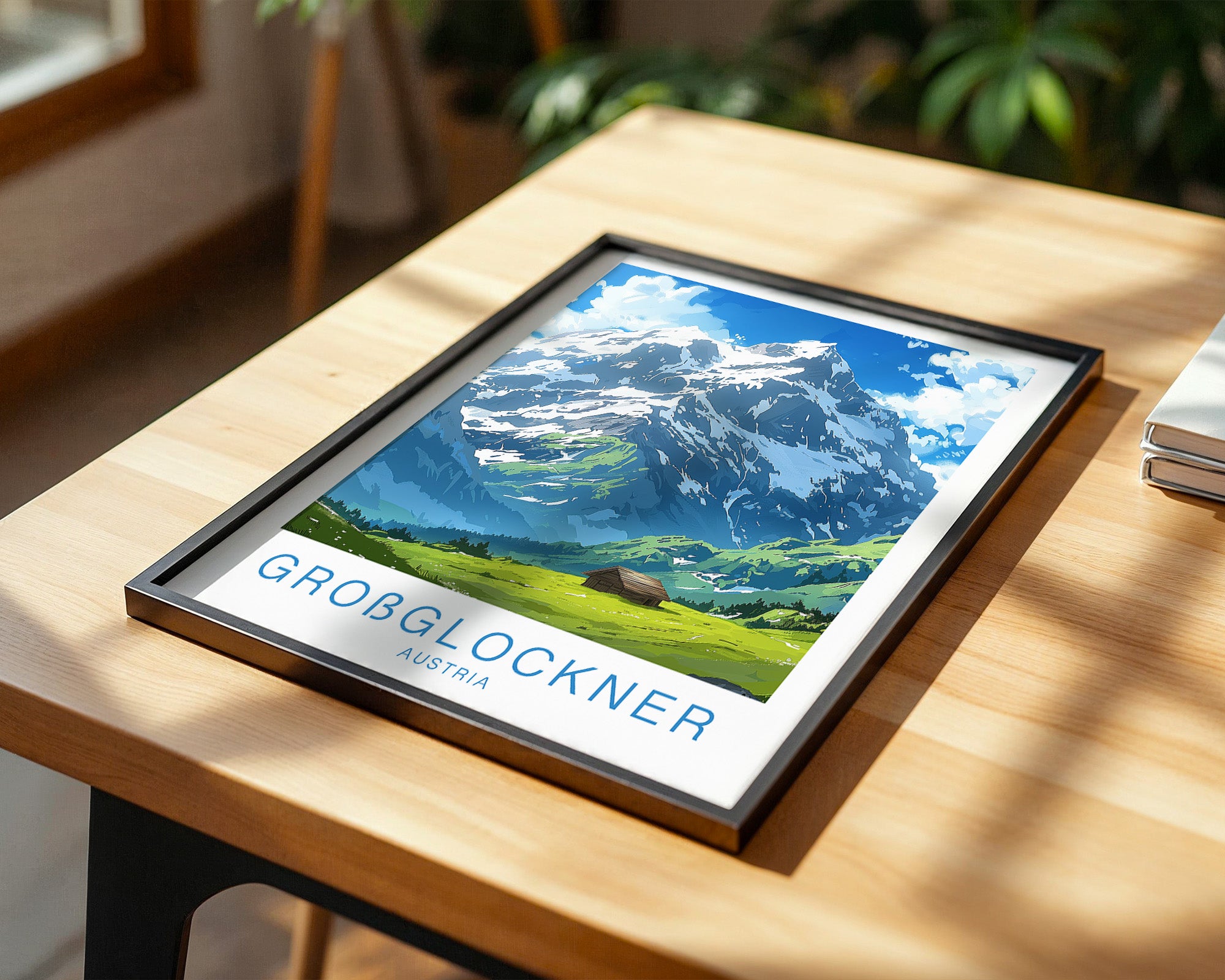 Großglockner Alpenlandschaft Malerei