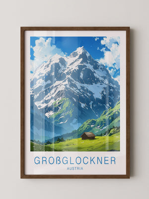 Großglockner Alpenlandschaft Malerei