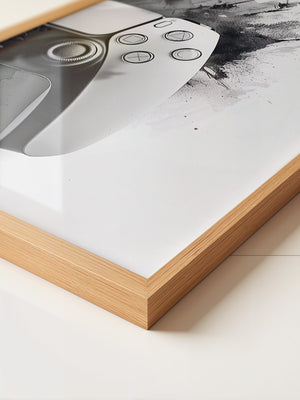 Spielcontroller Tinte Schwarzweiß