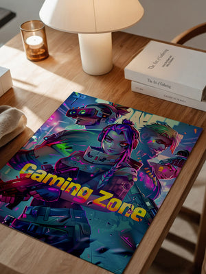 Futuristische Gamer Neonfarben