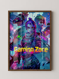 Futuristische Gamer Neonfarben