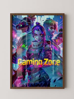 Futuristische Gamer Neonfarben