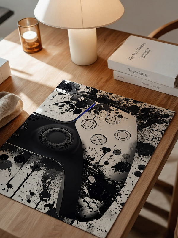 Controller Aquarelllook Schwarzweiß