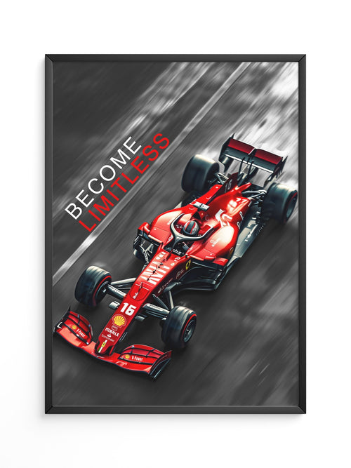 Rennwagen Rot Dynamik