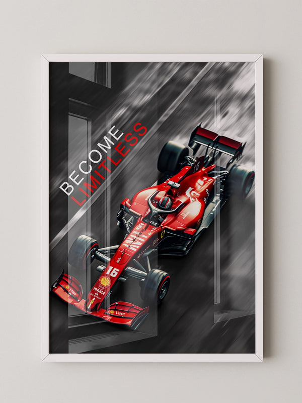 Rennwagen Rot Dynamik