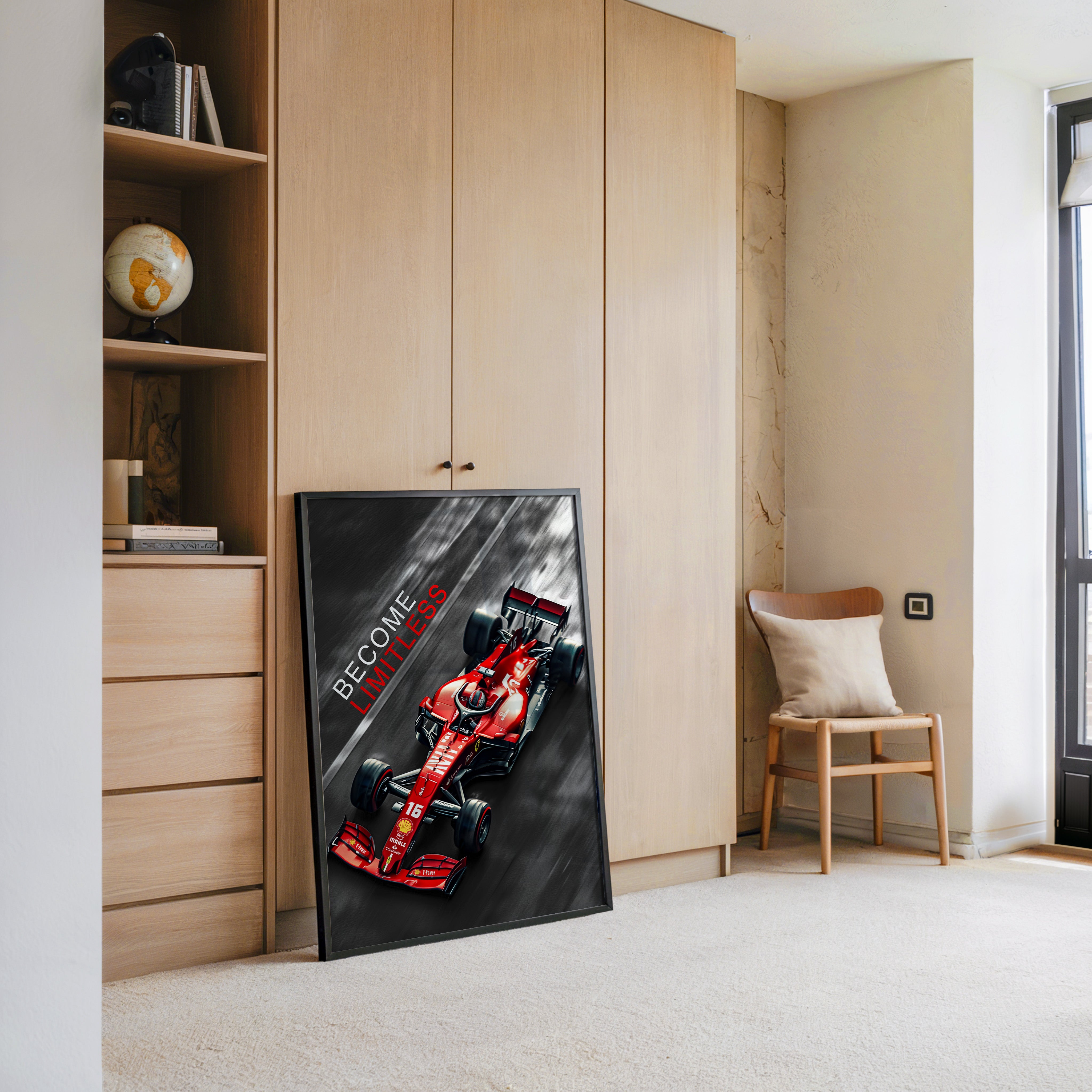 Rennwagen Rot Dynamik