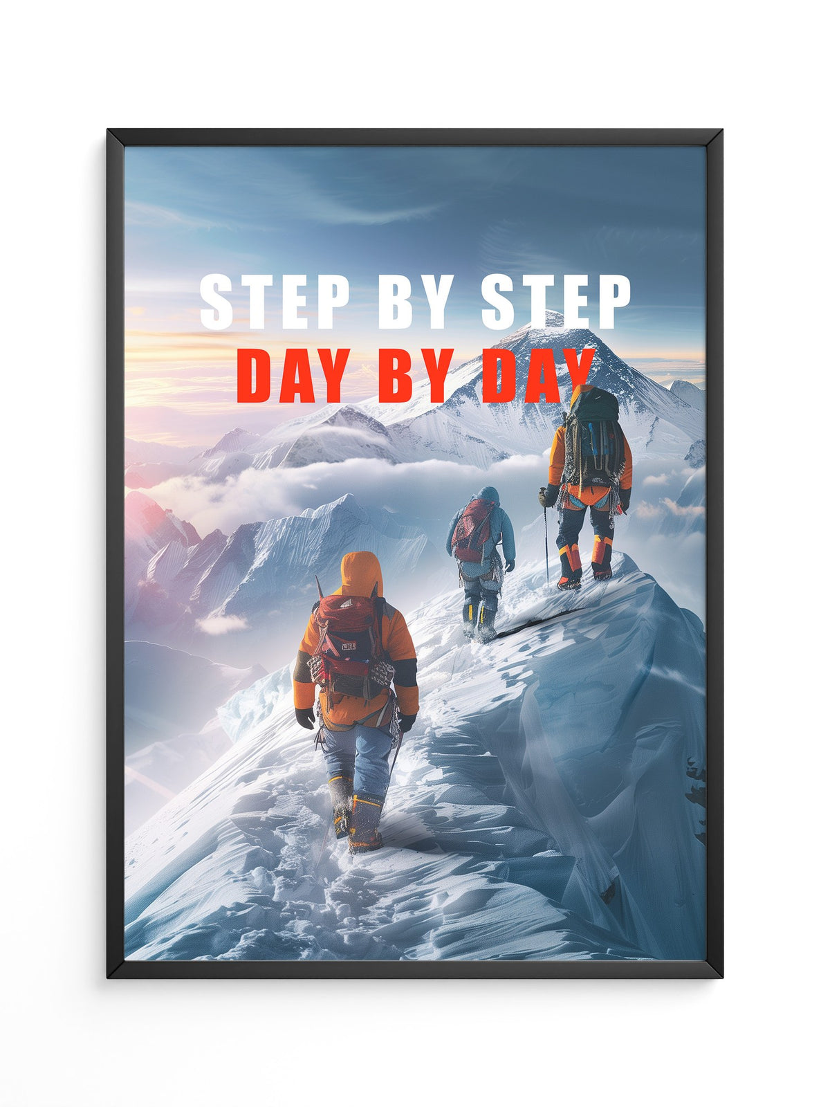 Bergsteiger Schnee Abenteuer