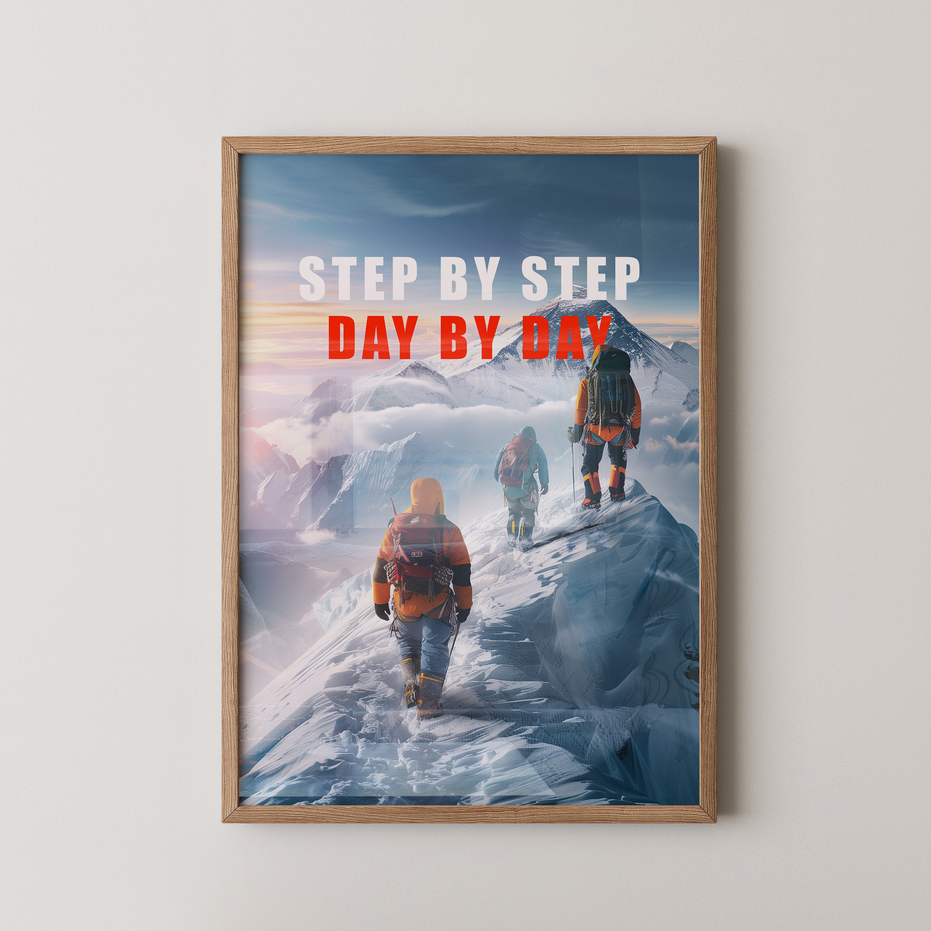 Bergsteiger Schnee Abenteuer