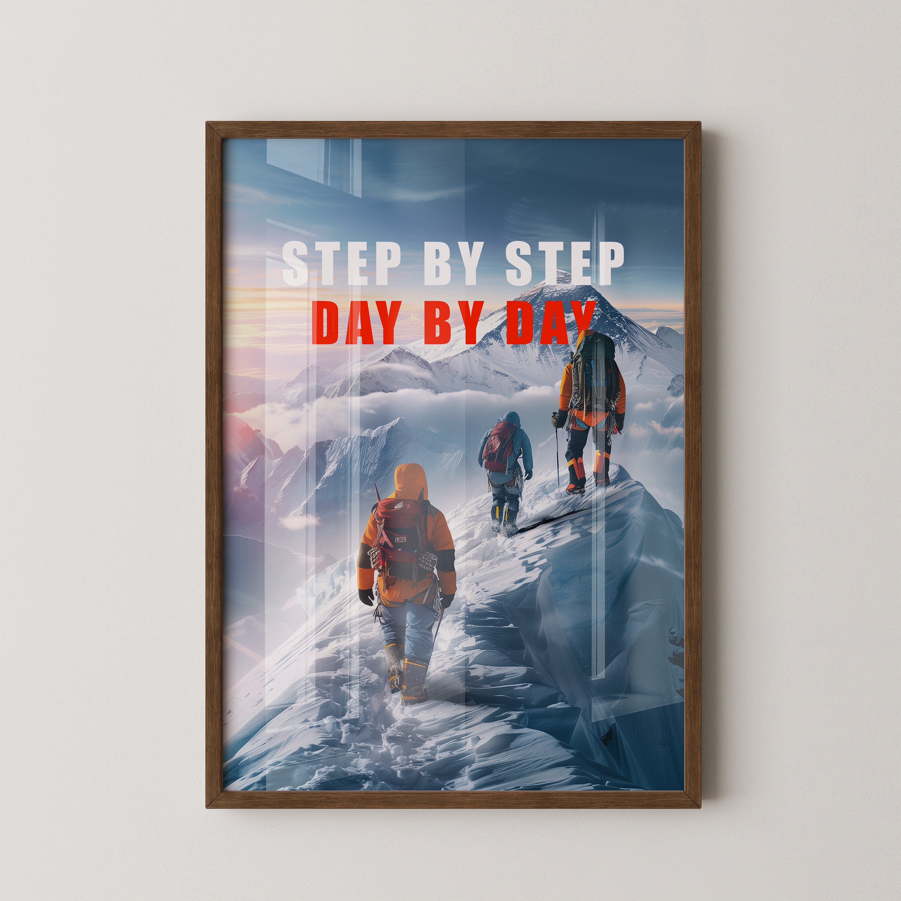 Bergsteiger Schnee Abenteuer