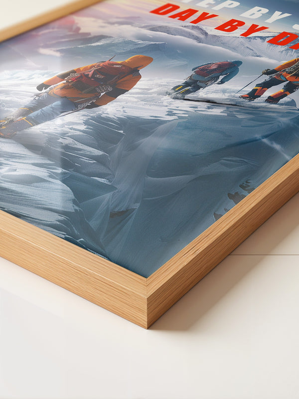 Bergsteiger Schnee Abenteuer