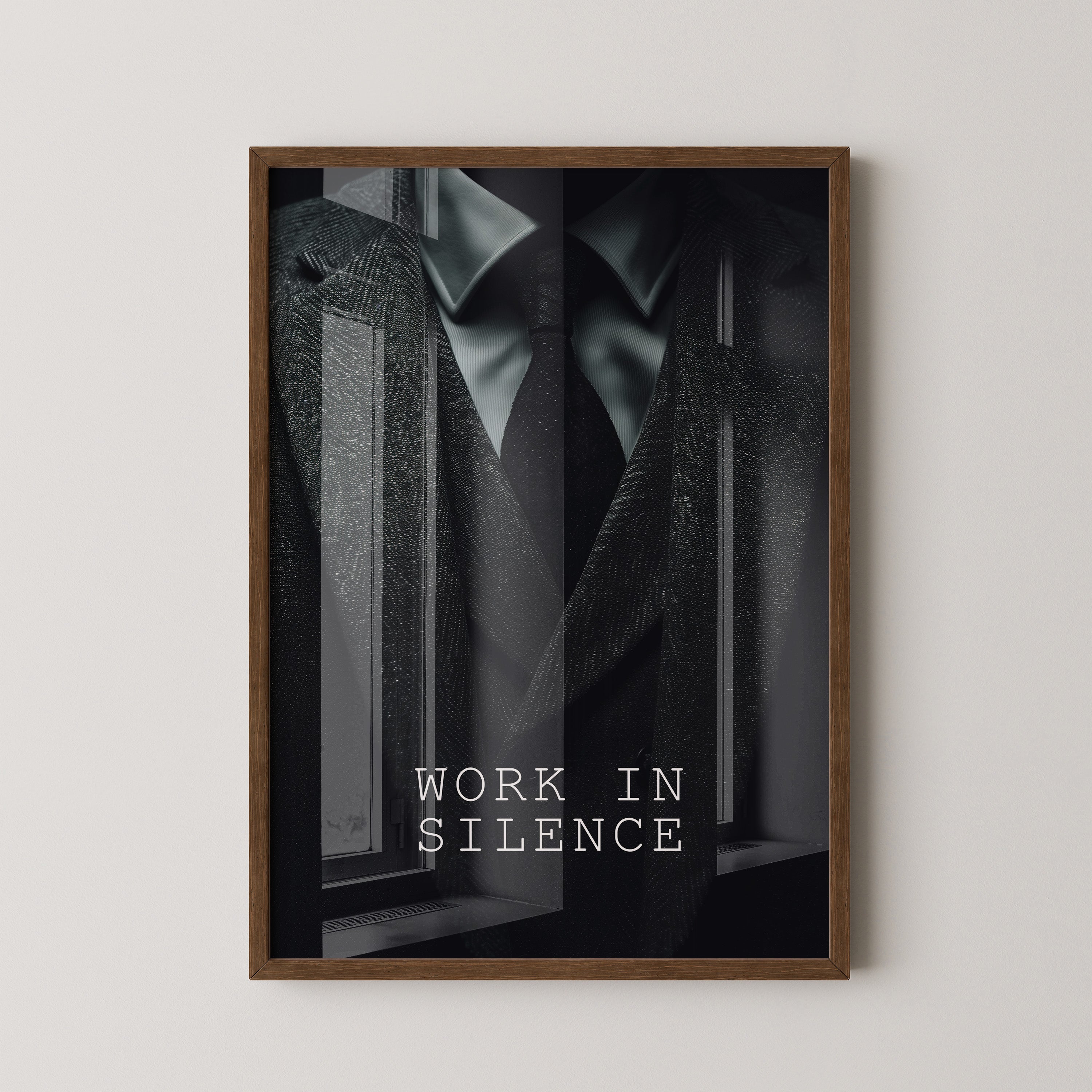 Anzug Krawatte Schwarzweiß Eleganz