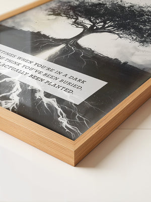 Baum Silhouette schwarz-weiß