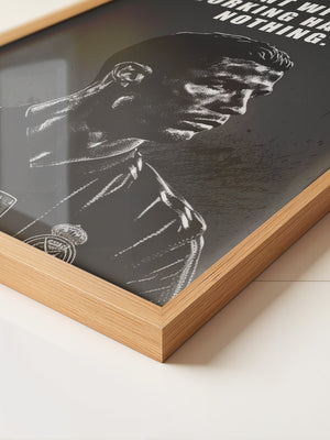 Fußballspieler Schwarz-Weiß Porträt