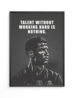 Fußballspieler Schwarz-Weiß Porträt