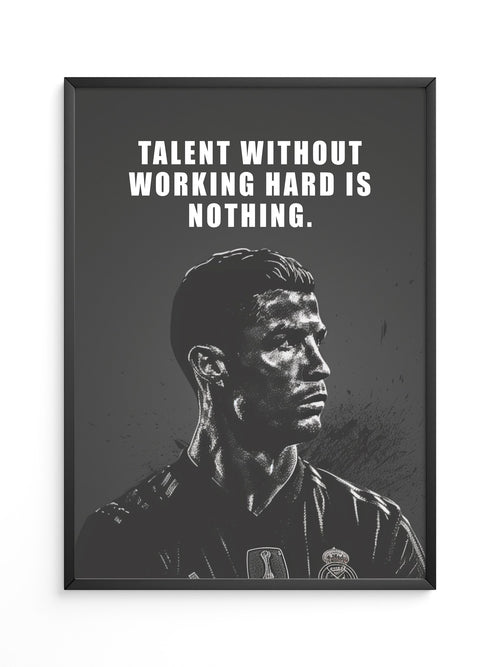 Fußballspieler Schwarz-Weiß Porträt