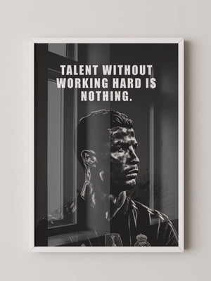 Fußballspieler Schwarz-Weiß Porträt