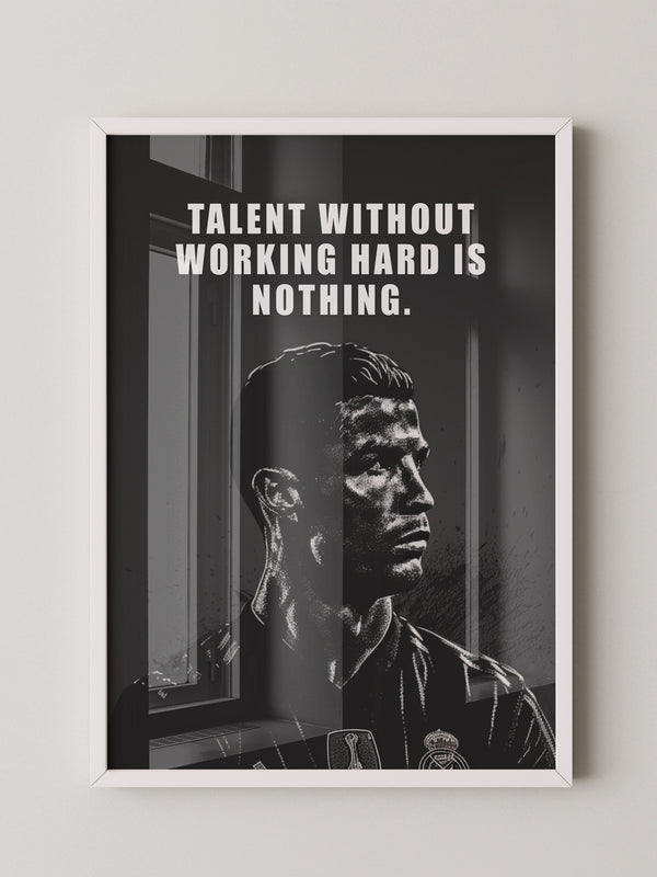 Fußballspieler Schwarz-Weiß Porträt