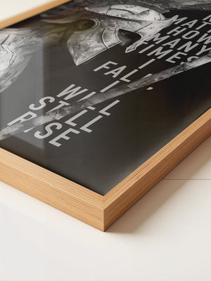 Schwarz-Weiß Krieger Profil