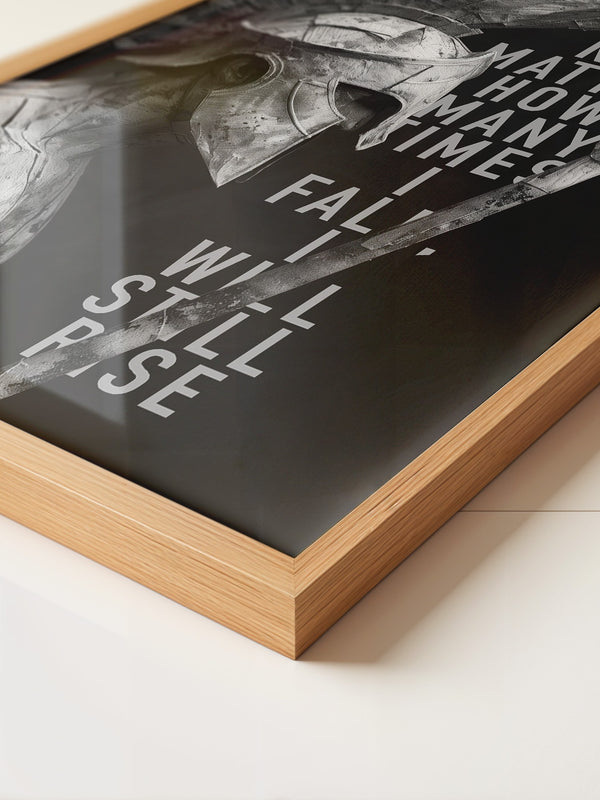 Schwarz-Weiß Krieger Profil